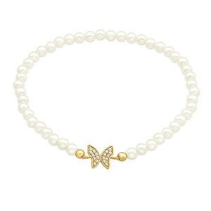 Pearl and 24k Gold Vermeil Bracelet